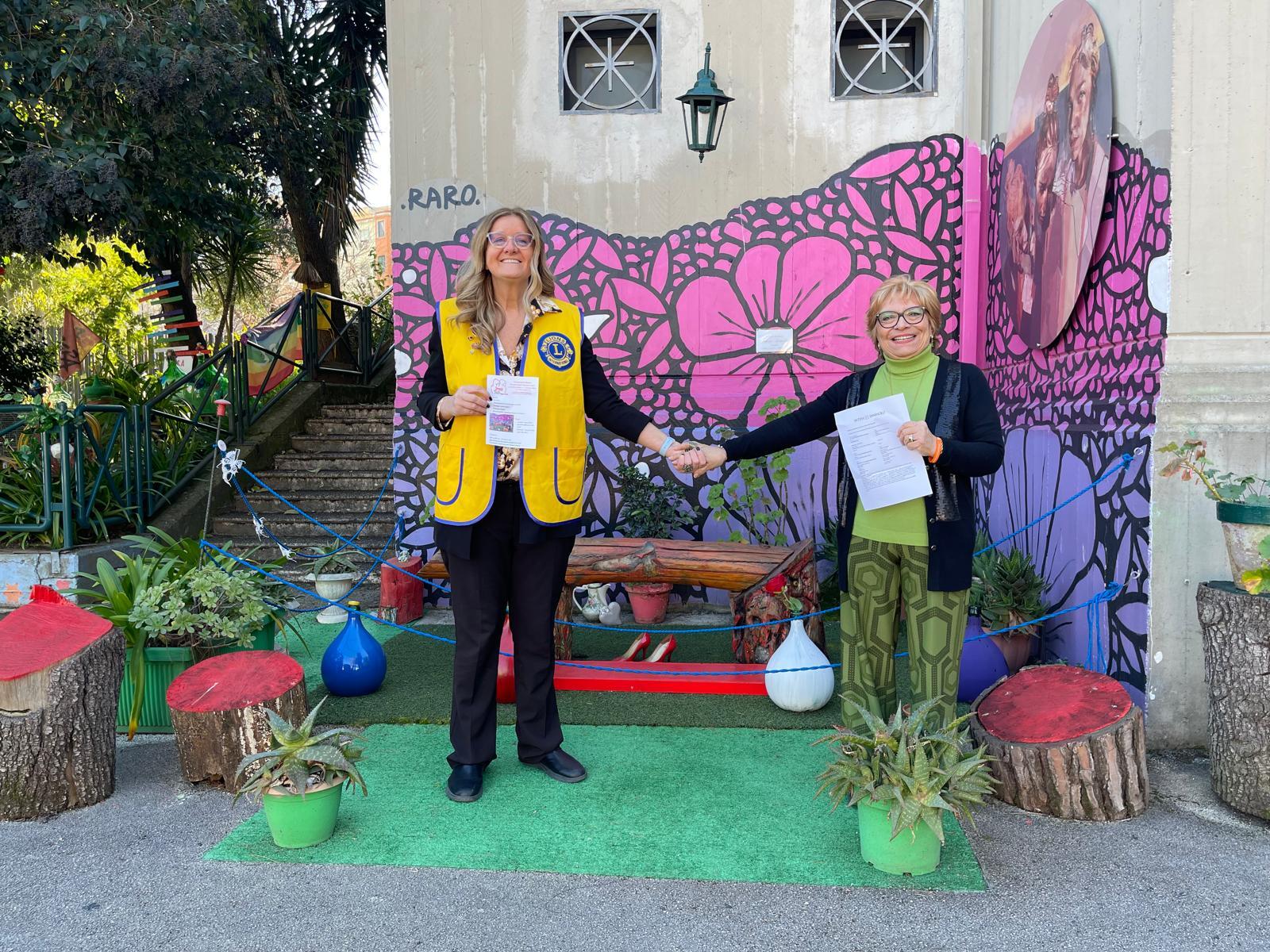 Napoli: Lions Club Napoli Host, contributo in denaro a Centro Antiviolenza di Scampia