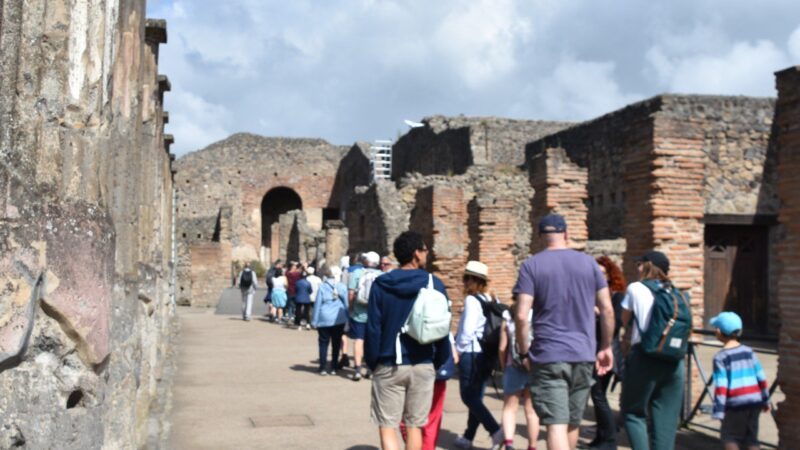 Pompei: Parco Archeologico, aumento Turismo familiare e individuale in bassa stagione