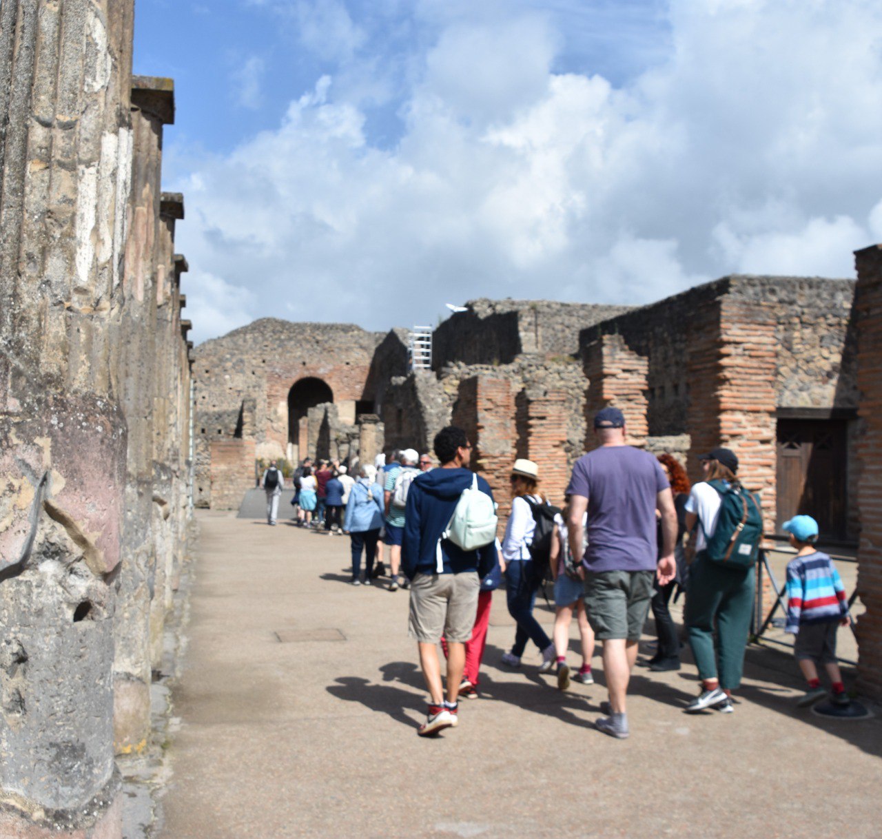 Pompei: Parco Archeologico, aumento Turismo familiare e individuale in bassa stagione