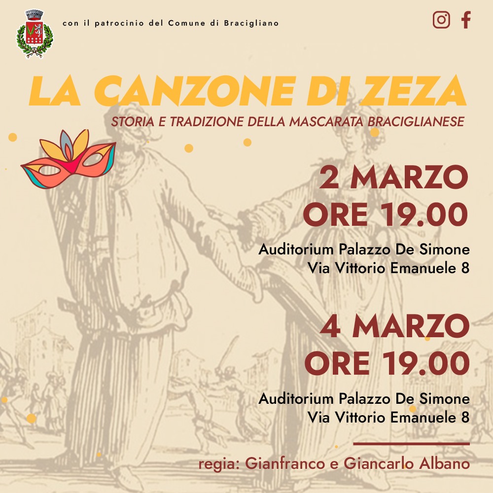 Bracigliano: Carnevale, Mascarata con Canzone di Zeza