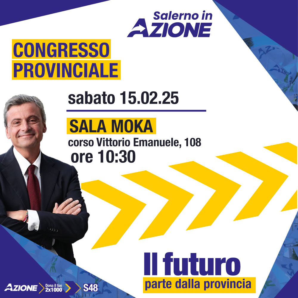 Salerno: Azione, congresso provinciale