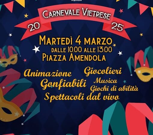 Vietri sul Mare: Carnevale tra giochi ed animazione