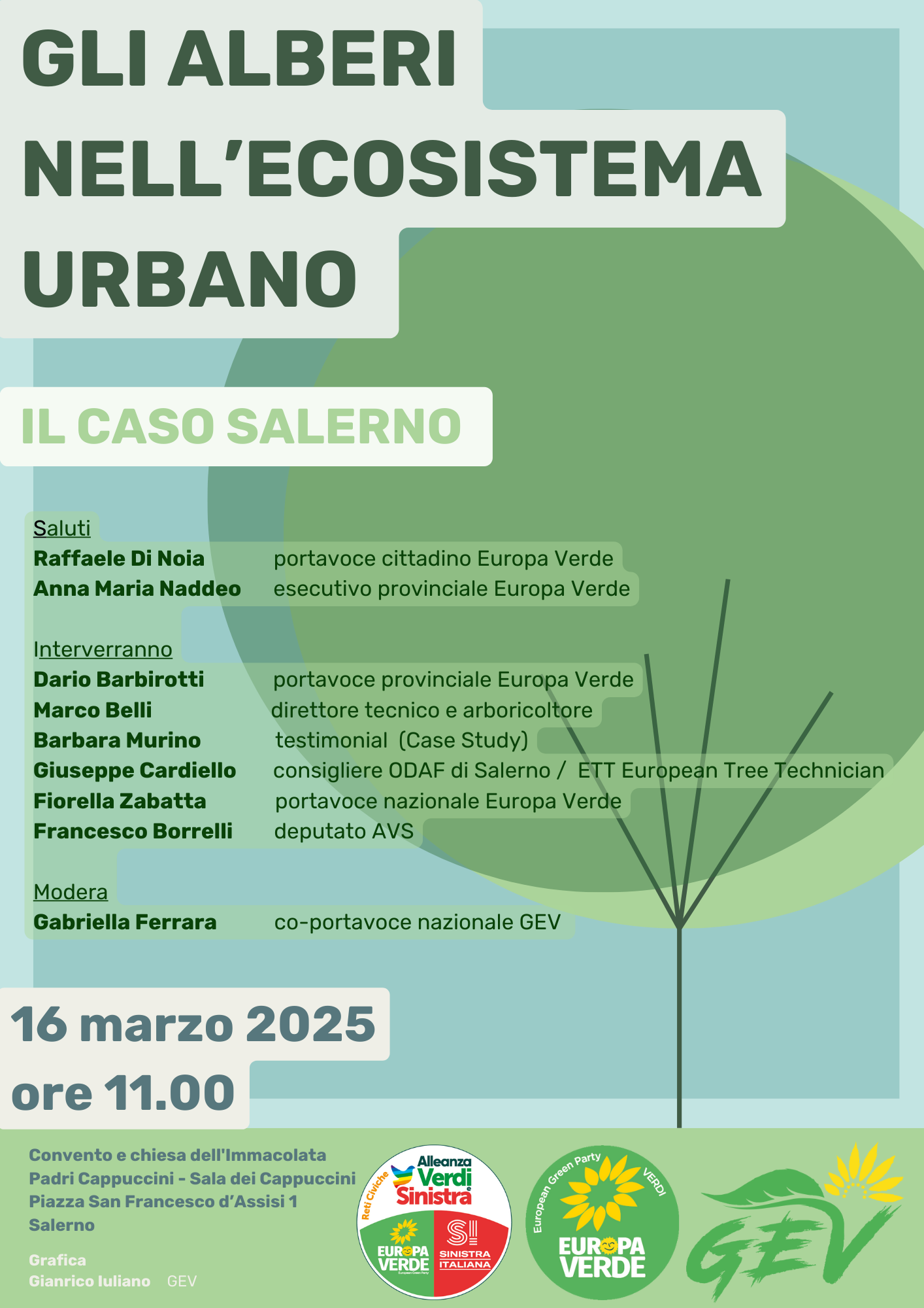 Salerno: Europa Verde, convegno “Gli Alberi nell’ecosistema Urbano”