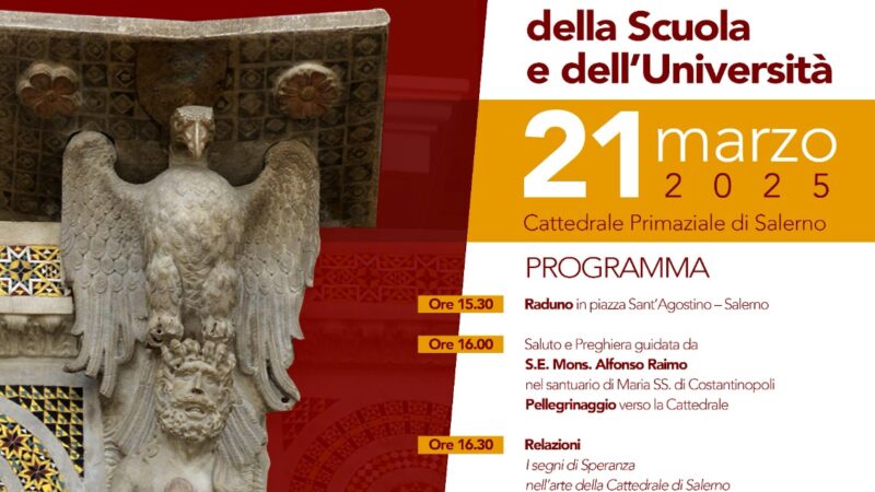 Salerno: Scuola, Giubileo Diocesano Docenti, Personale, Università