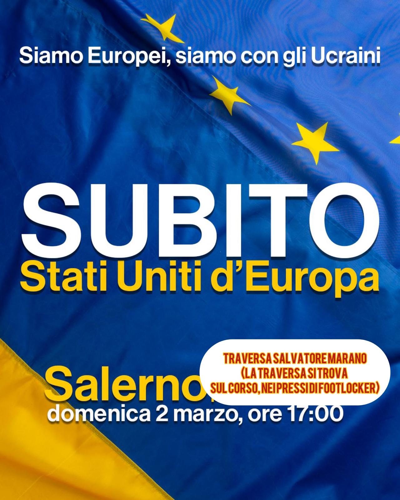 Salerno: Slavia Ukraine! La Storia non si ripete mai allo stesso modo, ma tant’è…