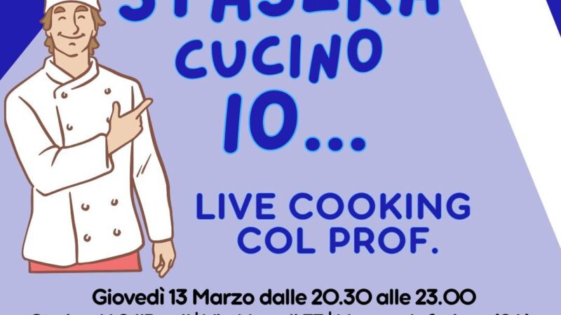 Nocera Inferiore:  Associazione EMERA, serata “Stasera cucino io…col prof.”