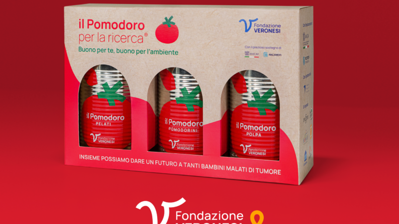 Salerno: Fondazione Umberto Veronesi, a sostegno ricerca “Il Pomodoro per la ricerca. Buono per te, buono per l’ambiente®”