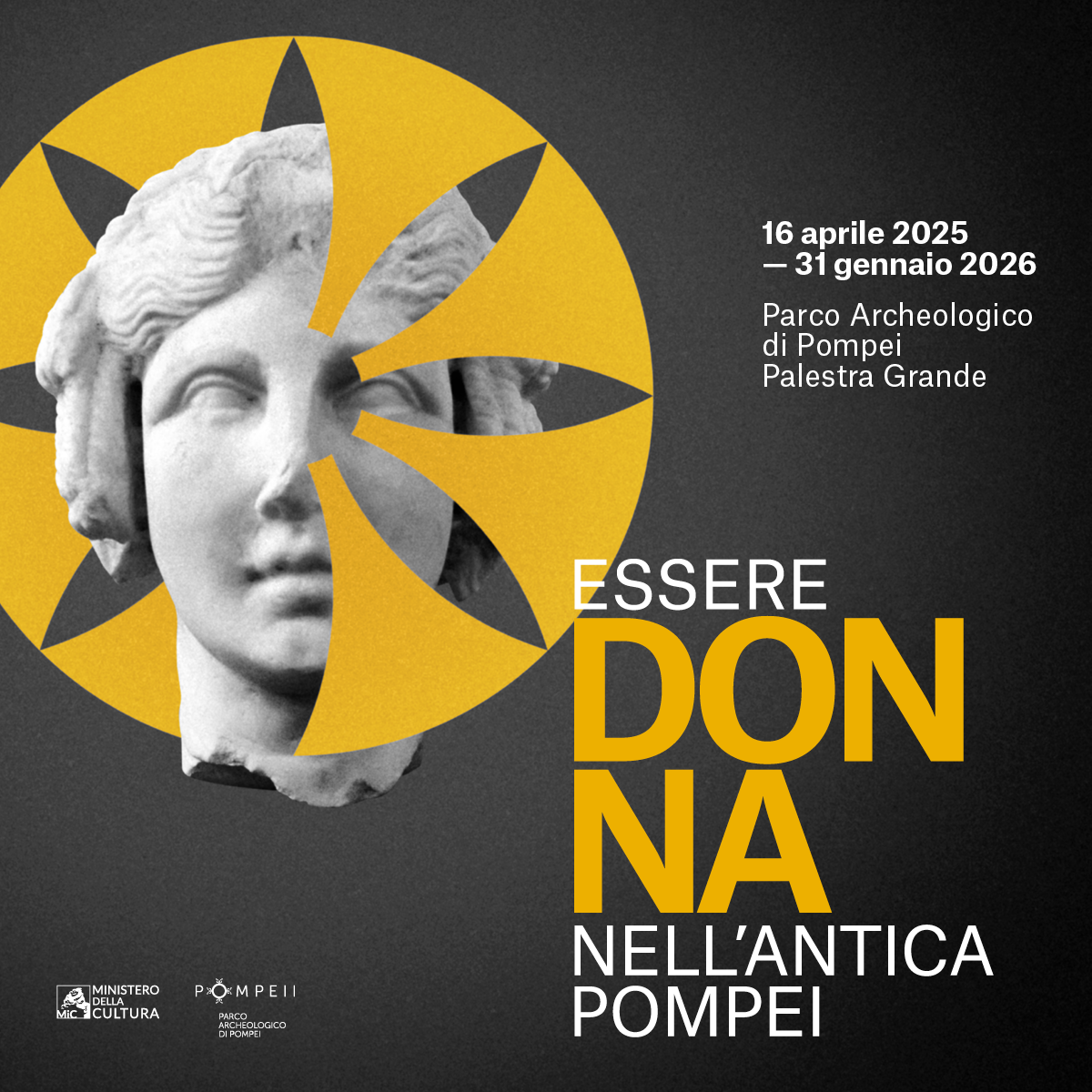 Pompei: Parco Archeologico “Essere Donna nell’antica Pompei” mostra a Palestra grande