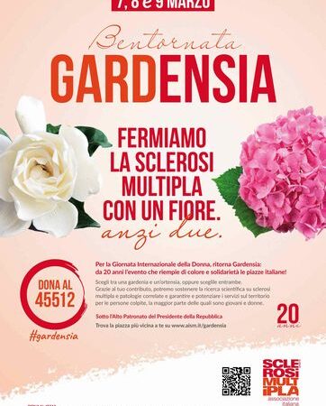 Roma: Aism, fermare sclerosi multipla con un fiore