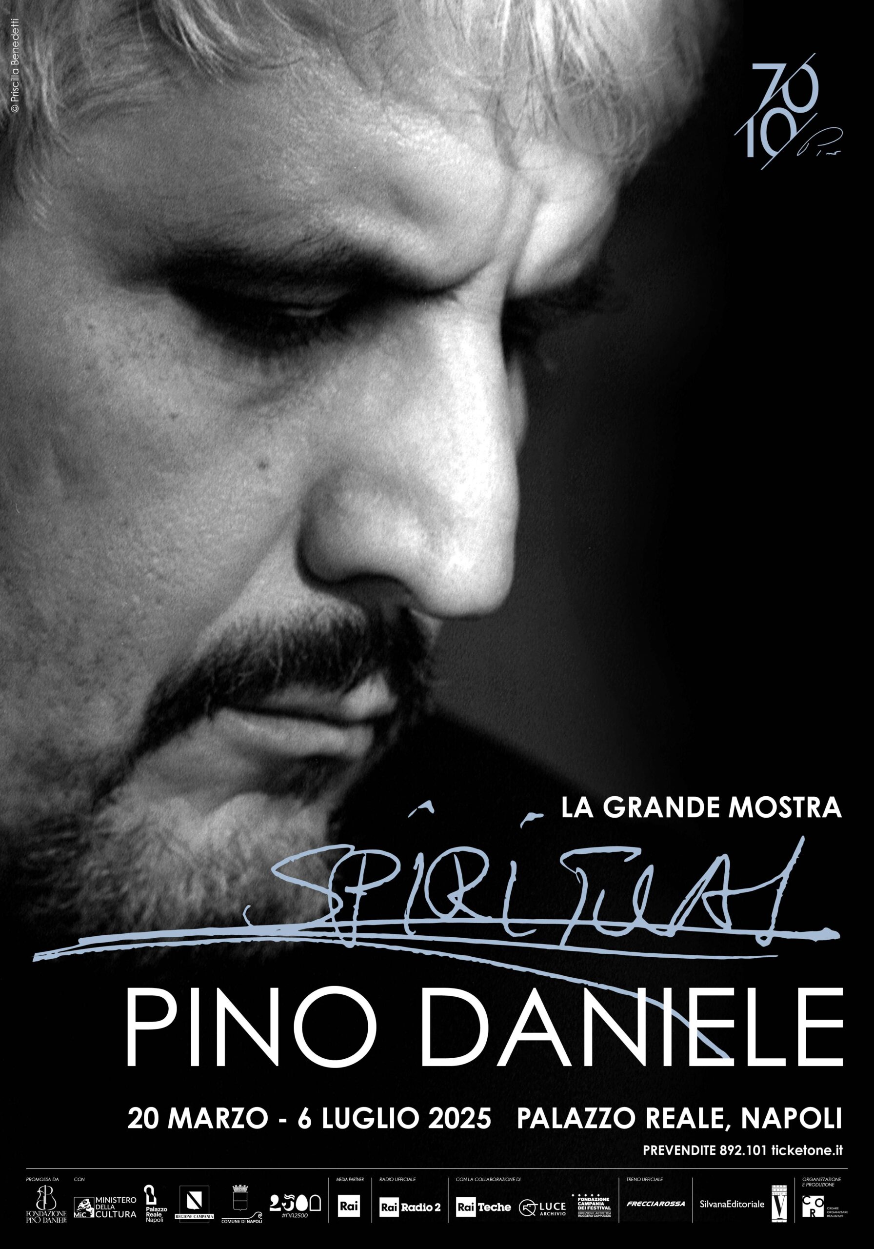 Napoli: a Palazzo Reale apertura mostra Pino Daniele Spiritual