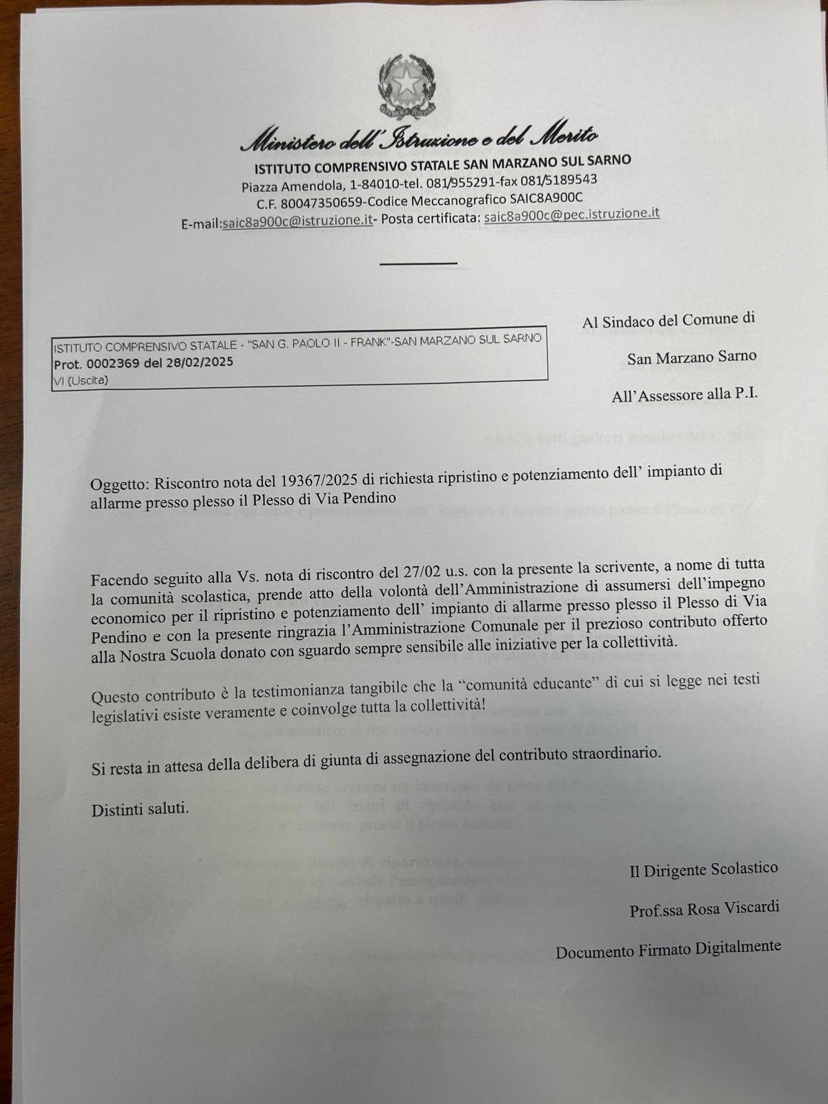 San Marzano sul Sarno: sicurezza civica, riunita commissione consiliare presieduta da Salvatore Ciullo