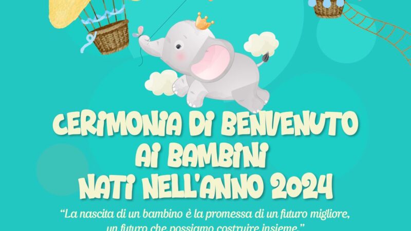 Castellabate: cerimonia di benvenuto a Nuovi Nati nel 2024