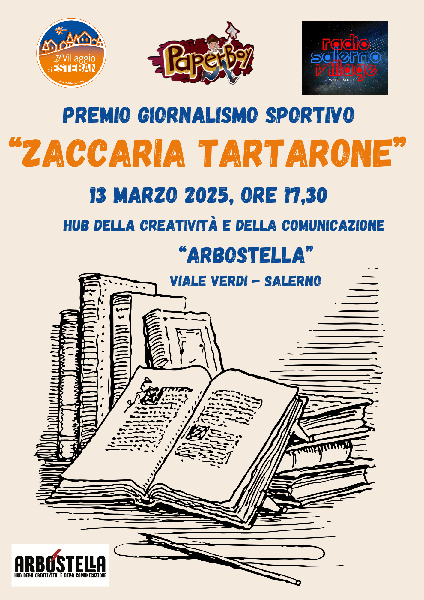 Salerno: VIII ediz. Premio “Zaccaria Tartarone” a giornalista Rai Gianfranco Coppola